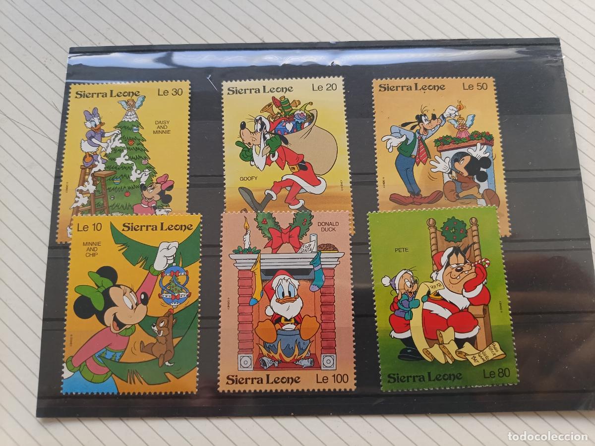 Briefmarken: Sierra Leona. Sierra Leone. Lote de sellos nuevos perfectos. DISNEY