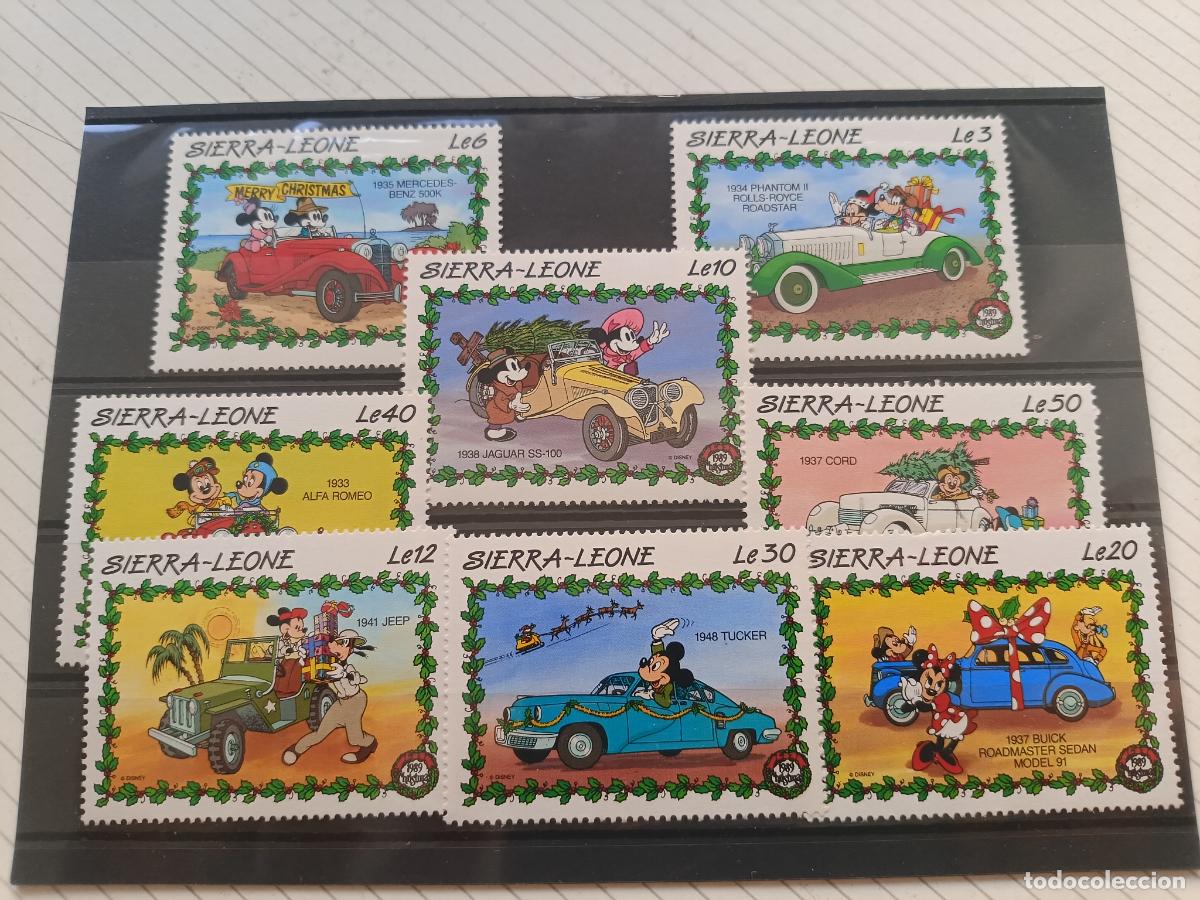 Briefmarken: Sierra Leona. Sierra Leone. Lote de sellos nuevos perfectos. DISNEY