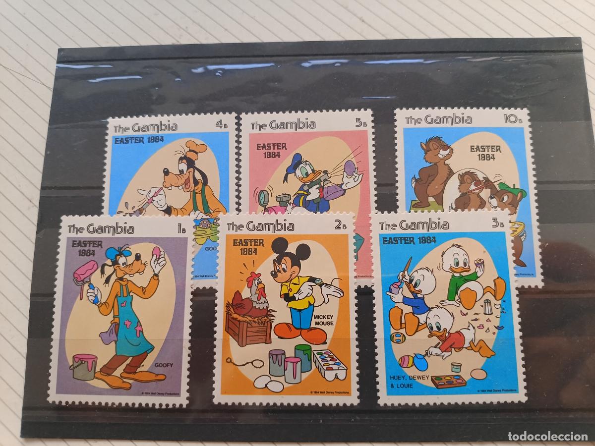 Selos: The Gambia. Lote de sellos nuevos perfectos. DISNEY