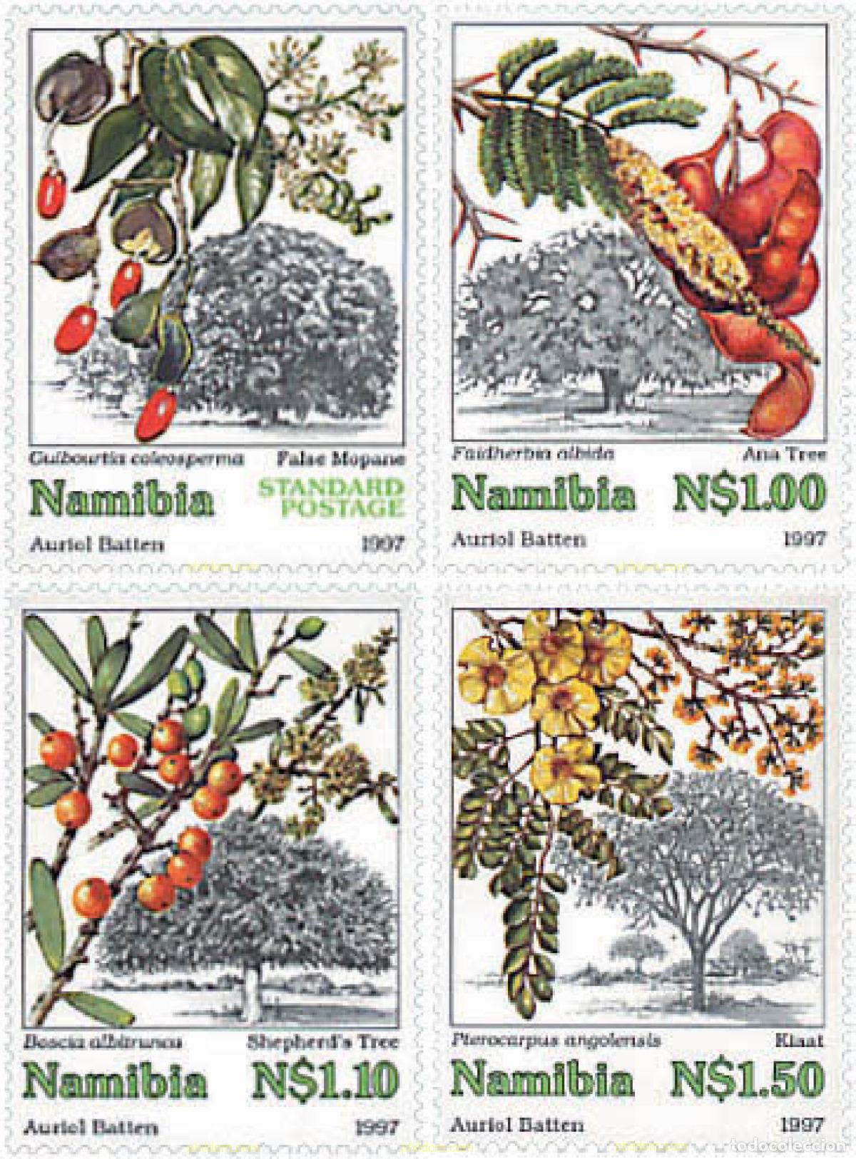 Selos: 98111 MNH NAMIBIA 1997 ARBOLES