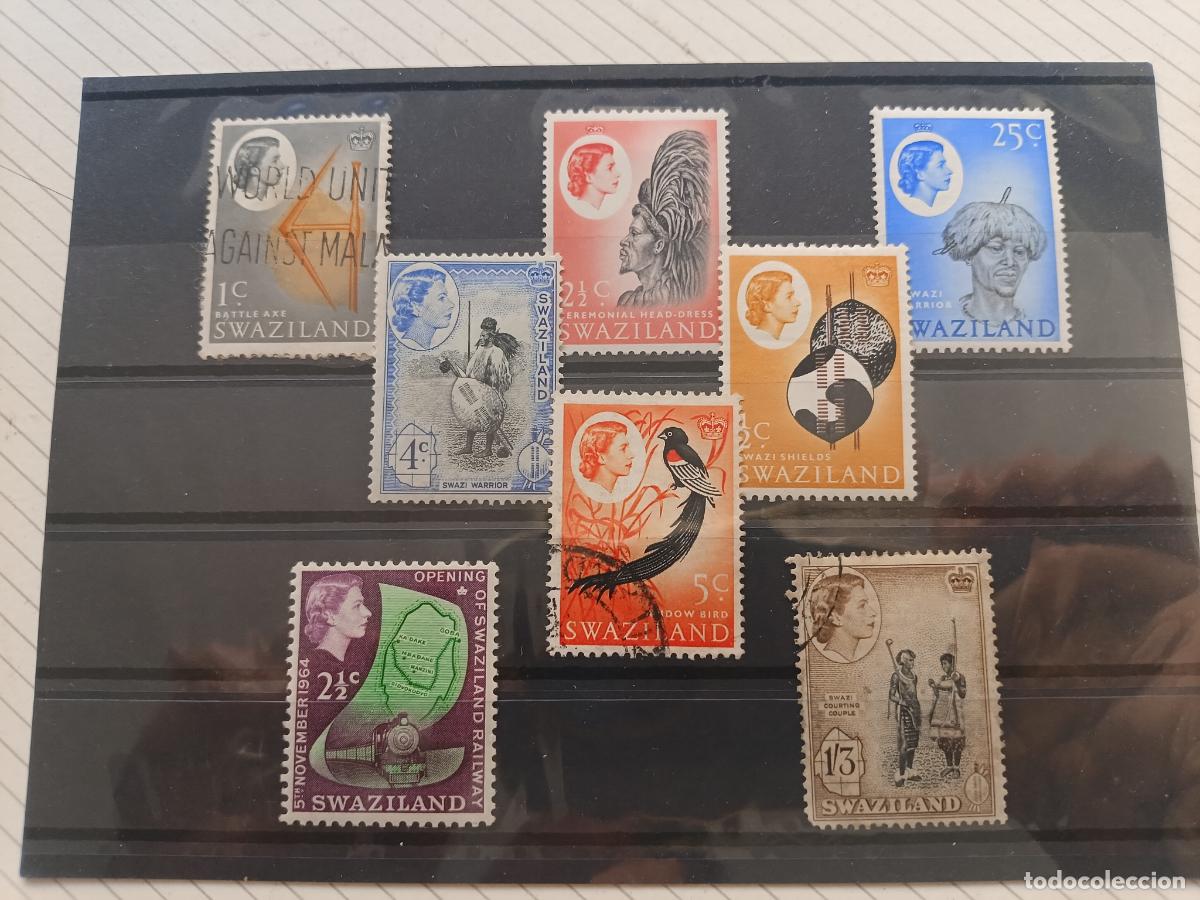 Sellos: Swazilandia. Swaziland. Lote de sellos