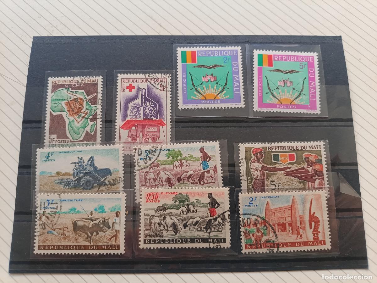 Sellos: Mali. Lote de sellos