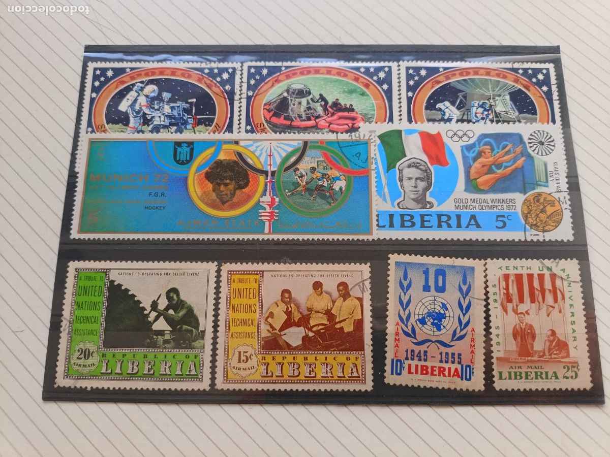 Sellos: Liberia. Lote de sellos