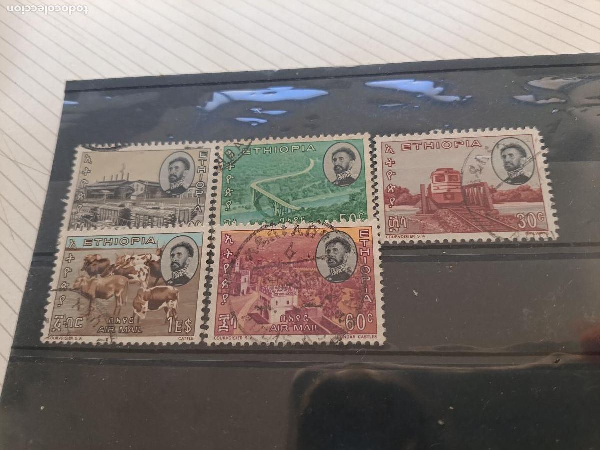 Sellos: Ethiopia, Etiop&iacute;a. Lote de sellos