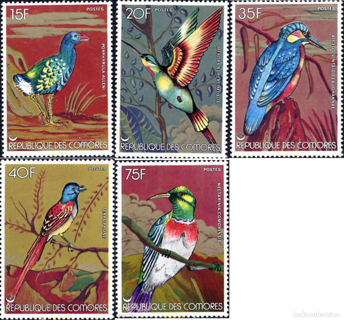 Sellos: 73052 MNH COMORES 1978 AVES