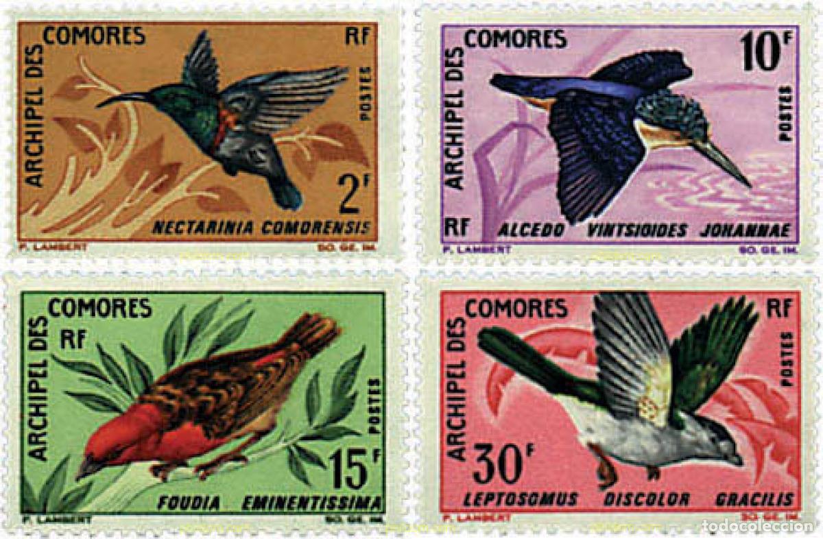 Sellos: 207084 MNH COMORES 1967 AVES
