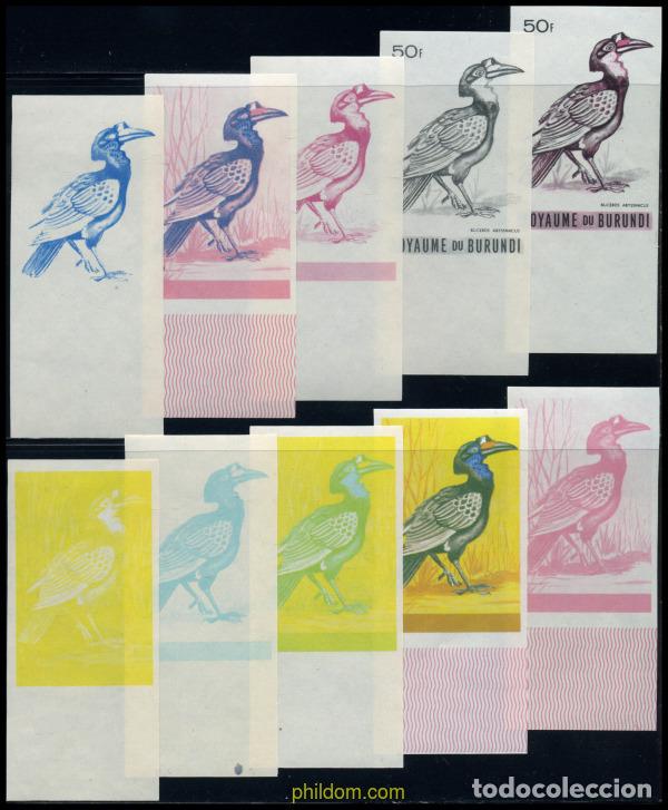 Sellos: 204158 MNH BURUNDI 1965 AVES