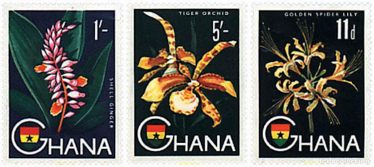 Sellos: 266998 HINGED GHANA 1959 MOTIVOS VARIOS
