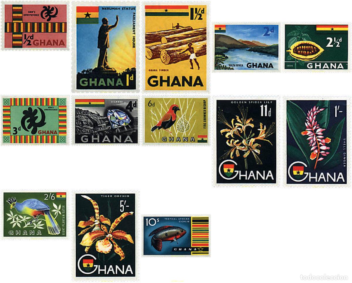 Sellos: 372567 MNH GHANA 1959 MOTIVOS VARIOS