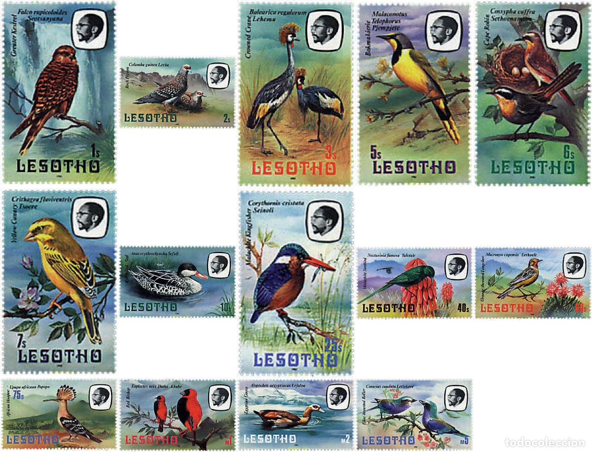 Sellos: 94310 MNH LESOTHO 1981 AVES