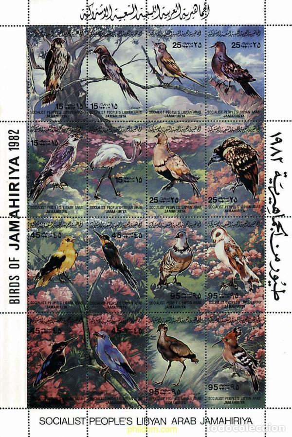 Francobolli: 124002 MNH LIBIA 1982 AVES