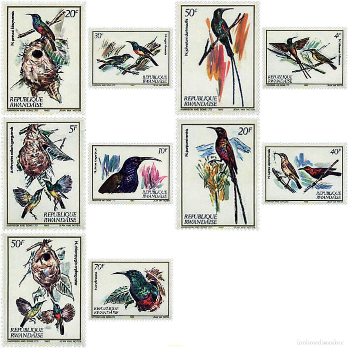 Sellos: 31253 MNH RUANDA 1983 AVES