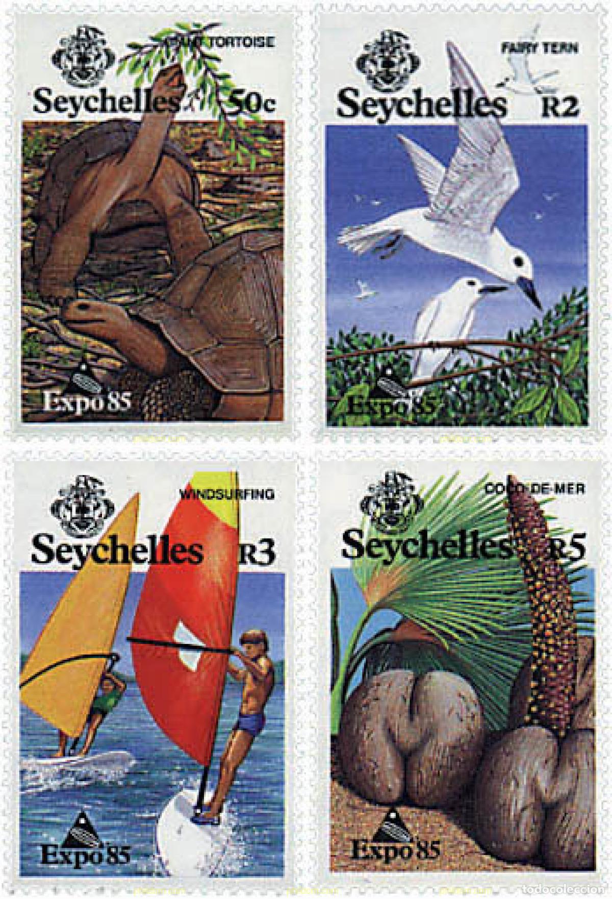 Sellos: 35865 MNH SEYCHELLES 1985 EXPO 85. EXPOSICION UNIVERSAL DE TSUKUBA