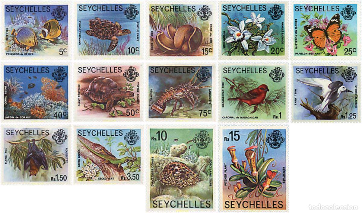 Sellos: 638181 MNH SEYCHELLES 1977 MOTIVOS VARIOS
