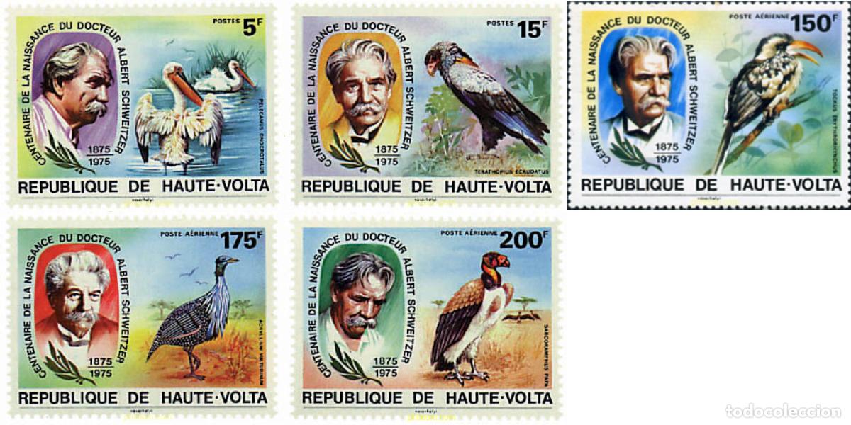 Sellos: 35203 MNH ALTO VOLTA 1975 CENTENARIO DEL NACIMIENTO DE ALBERT SCHWEITZER