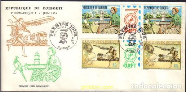 Sellos: 396864 MNH DJIBOUTI 1979 PHILEXAFRIQUE II. EXPOSICION FILATELICA INTERNACIONAL