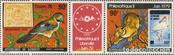 Sellos: 600644 MNH DJIBOUTI 1978 EXPOSICIONES FILATELICAS
