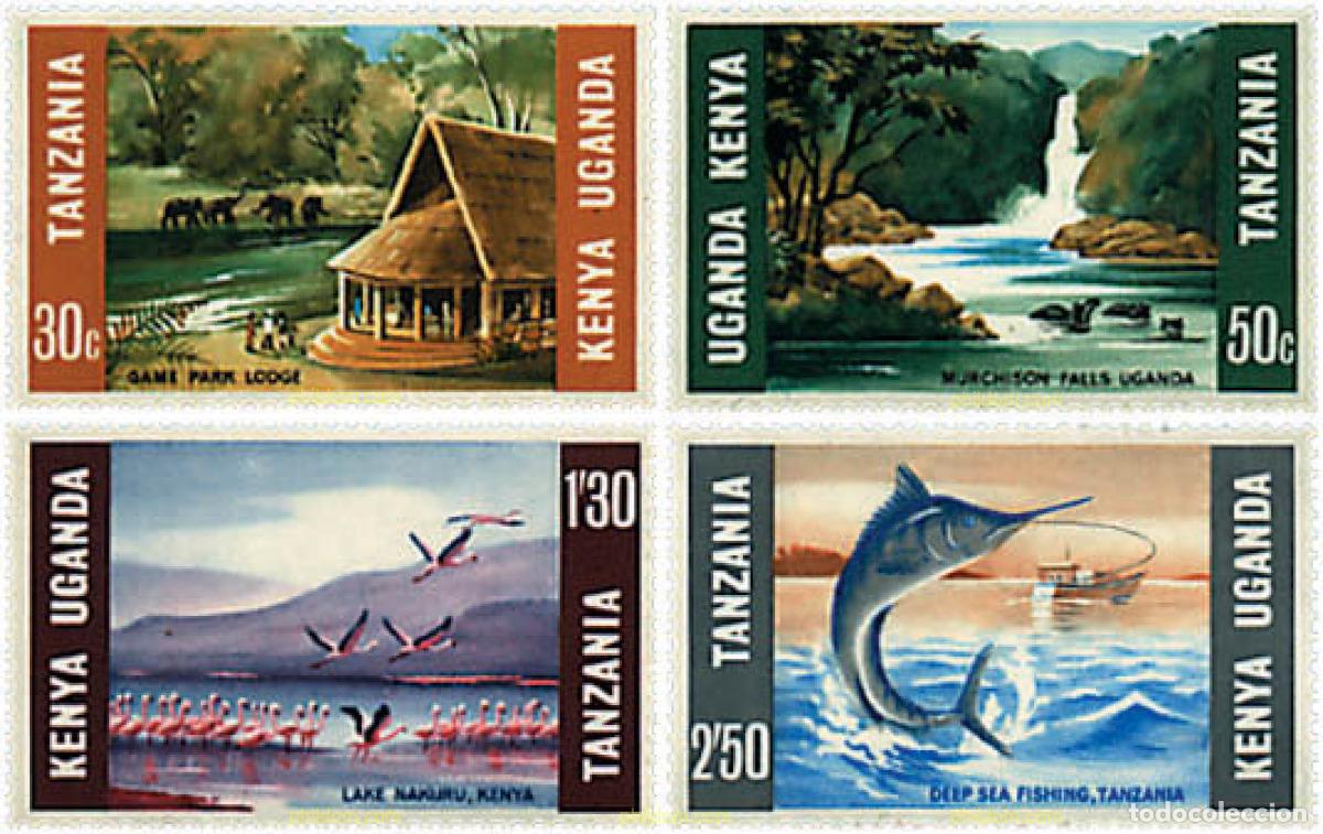 Sellos: 34122 MNH ESTE AFRICANO 1966 TURISMO