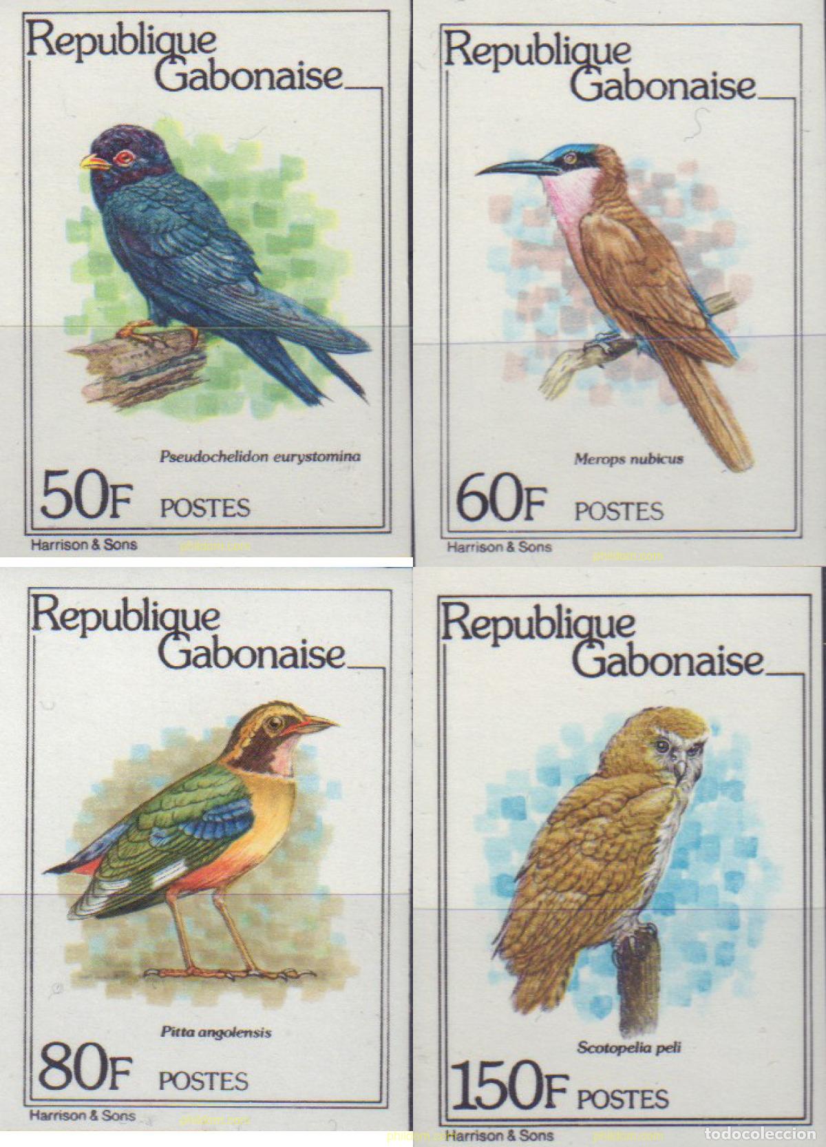 Sellos: 600738 MNH GABON 1980 AVES