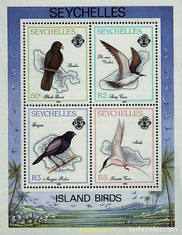 Sellos: 33063 MNH SEYCHELLES 1989 AVES