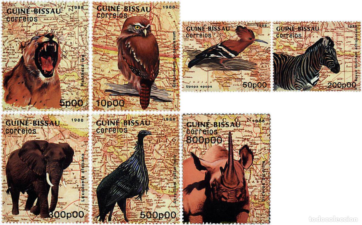 Sellos: 54966 MNH GUINEA BISSAU 1988 FAUNA
