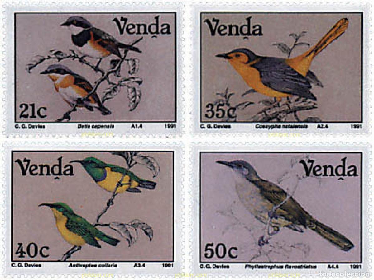 Sellos: 32776 MNH VENDA 1991 AVES