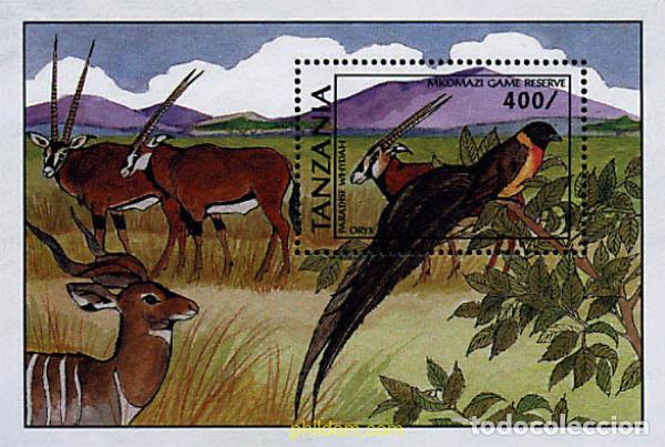 Sellos: 329549 MNH TANZANIA 1991 FAUNA AUTOCTONA