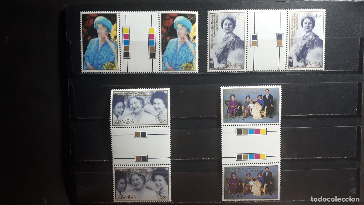 Sellos: ZAMBIA. A&Ntilde;O 1985. **. PAREJA, YVERT 325/8