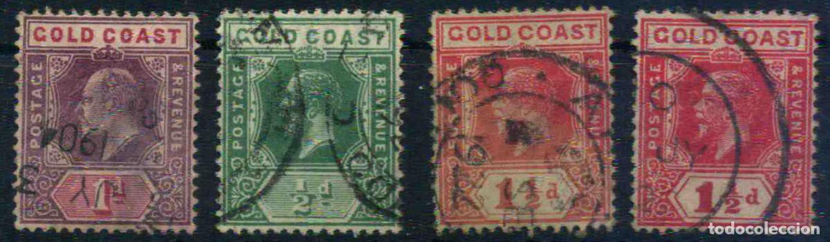 Sellos: Costa de Oro (Ghana) 1902-1907-1922
