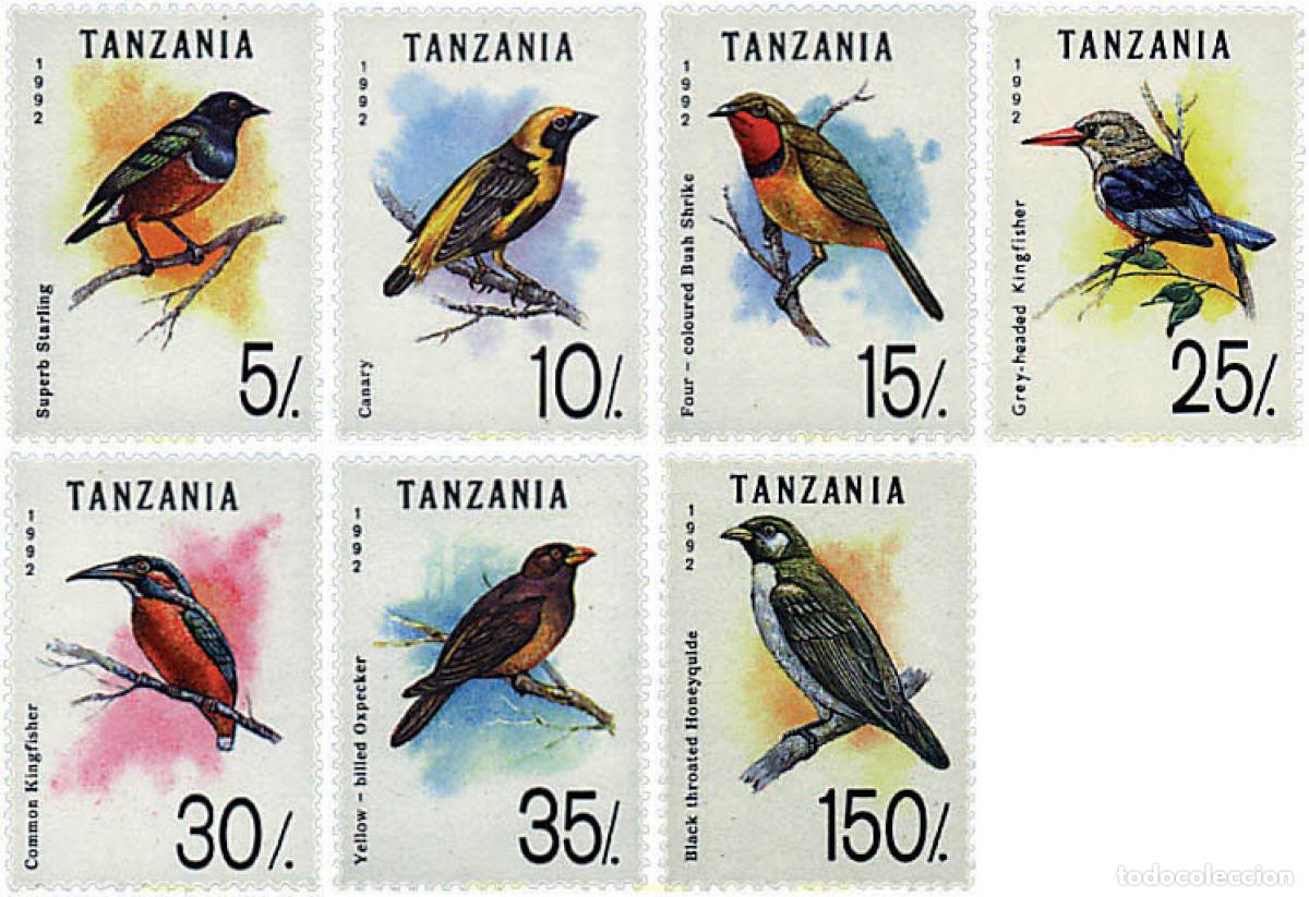 Sellos: 33079 MNH TANZANIA 1992 AVES