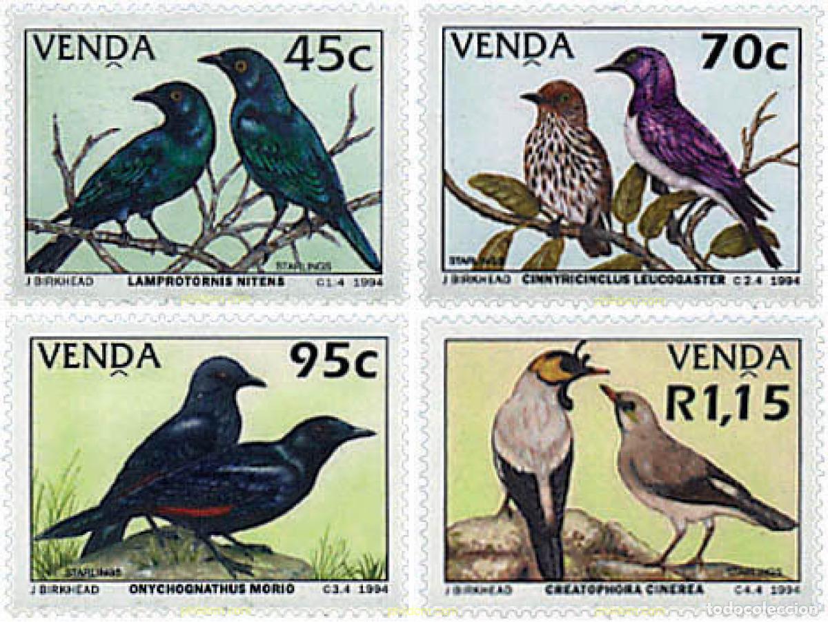 Sellos: 33722 MNH VENDA 1994 AVES