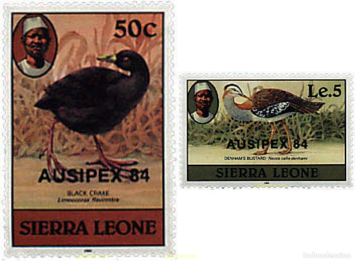 Sellos: 35869 MNH SIERRA LEONA 1984 AUSIPEX 84. EXPOSICION FILATELICA INTERNACIONAL