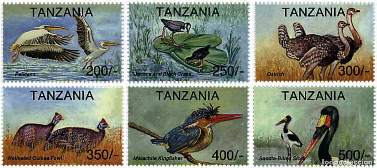 Sellos: 365302 MNH TANZANIA 1994 AVES