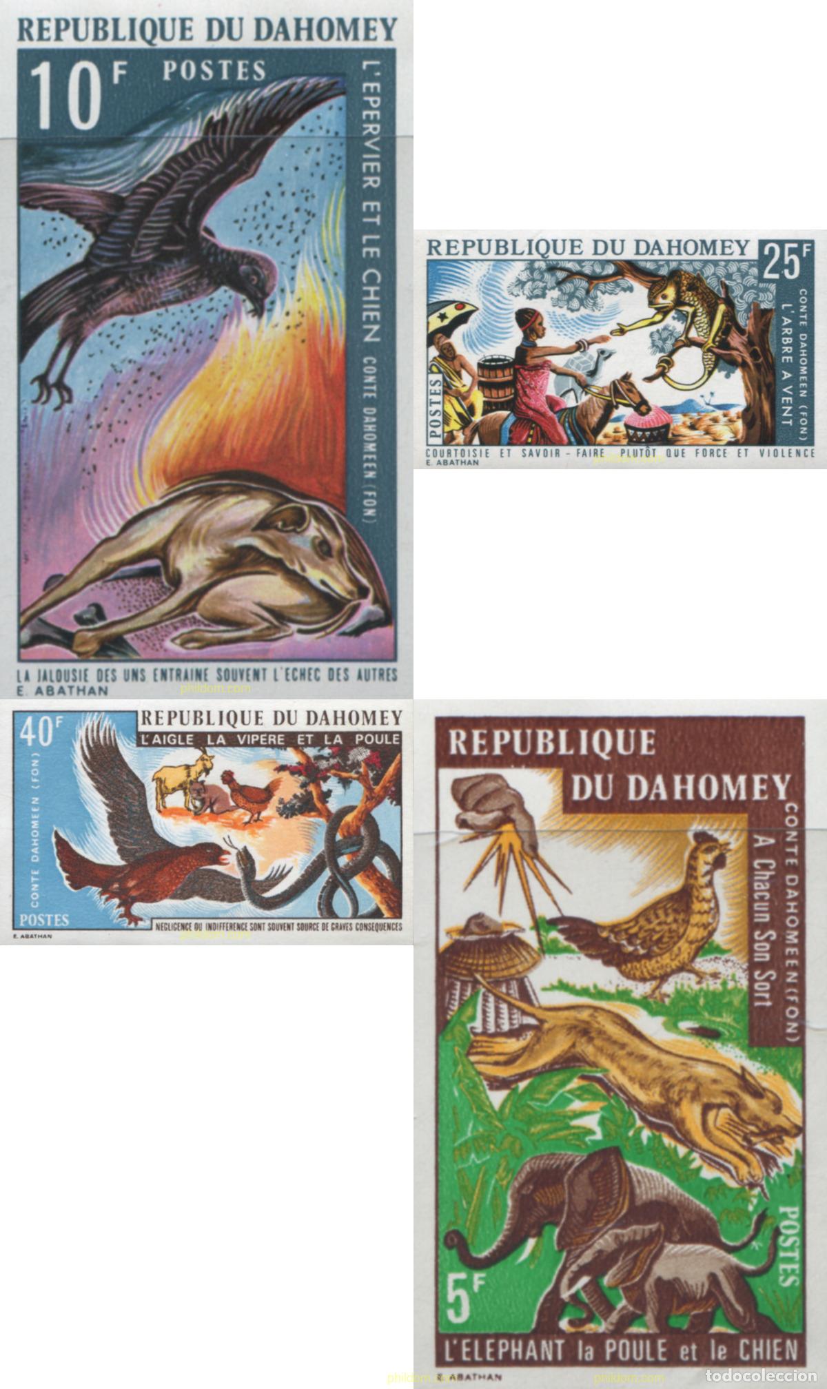Sellos: 193495 MNH DAHOMEY 1974 CUENTOS