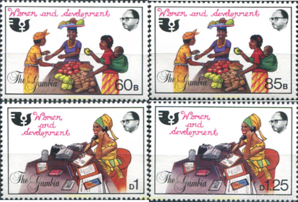 Sellos: 88895 MNH GAMBIA 1985 PARTICIPACION DE LA MUJER EN EL DESARROLLO