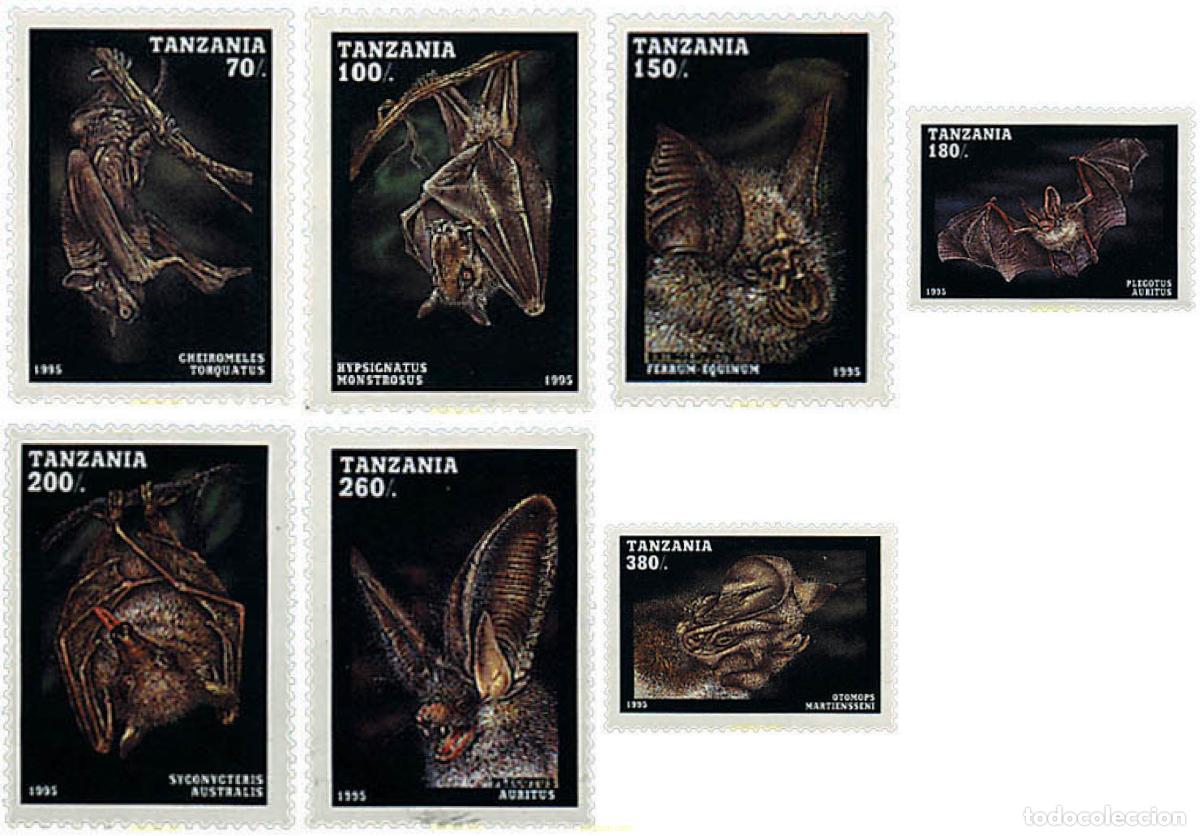 Sellos: 90423 MNH TANZANIA 1995 MURCIELAGOS