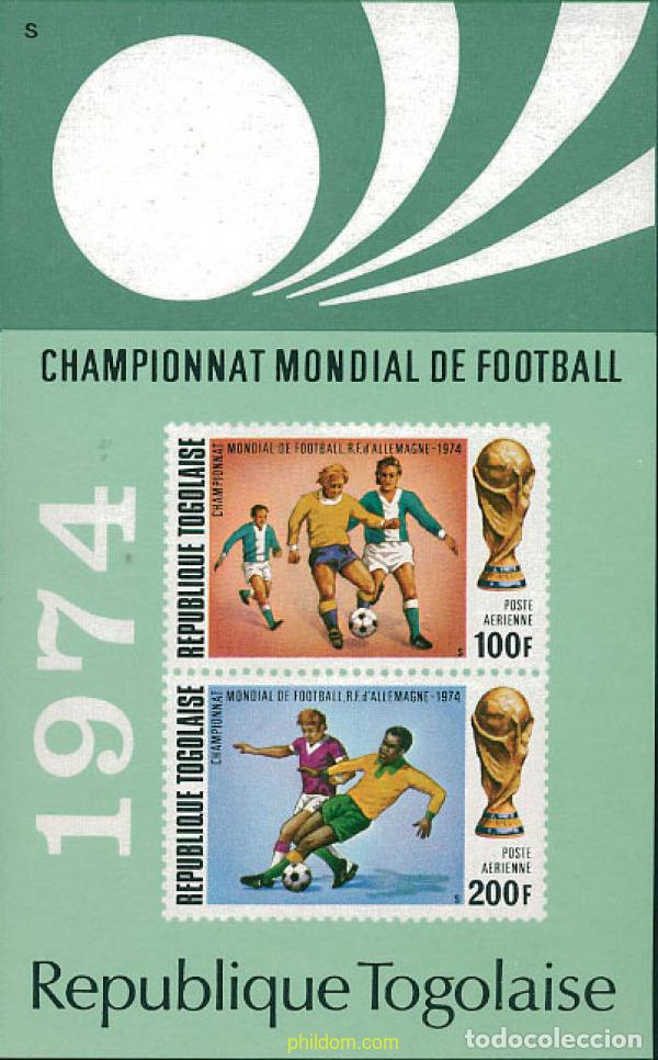 Sellos: 58888 MNH TOGO 1974 COPA DEL MUNDO DE FUTBOL. ALEMANIA-74