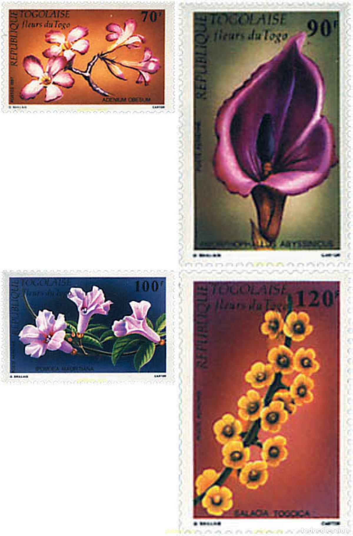 Sellos: 92261 MNH TOGO 1987 FLORES REGIONALES