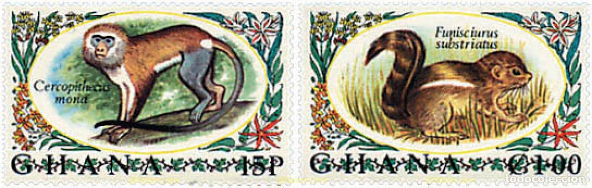Sellos: 340187 MNH GHANA 1972 FAUNA Y FLORA