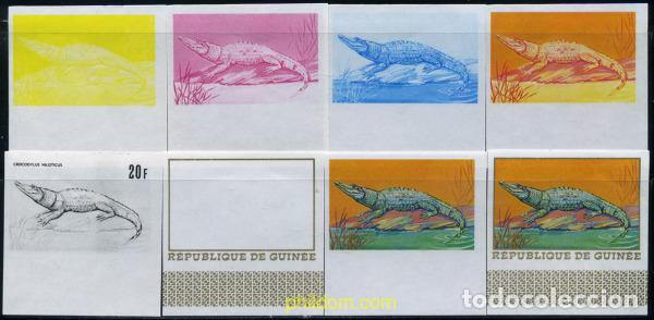 Sellos: 214567 MNH GUINEA 1968 FAUNA AFRICANA