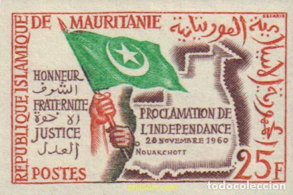Sellos: 581369 MNH MAURITANIA 1960 FIESTA DE LA INDEPENDENCIA
