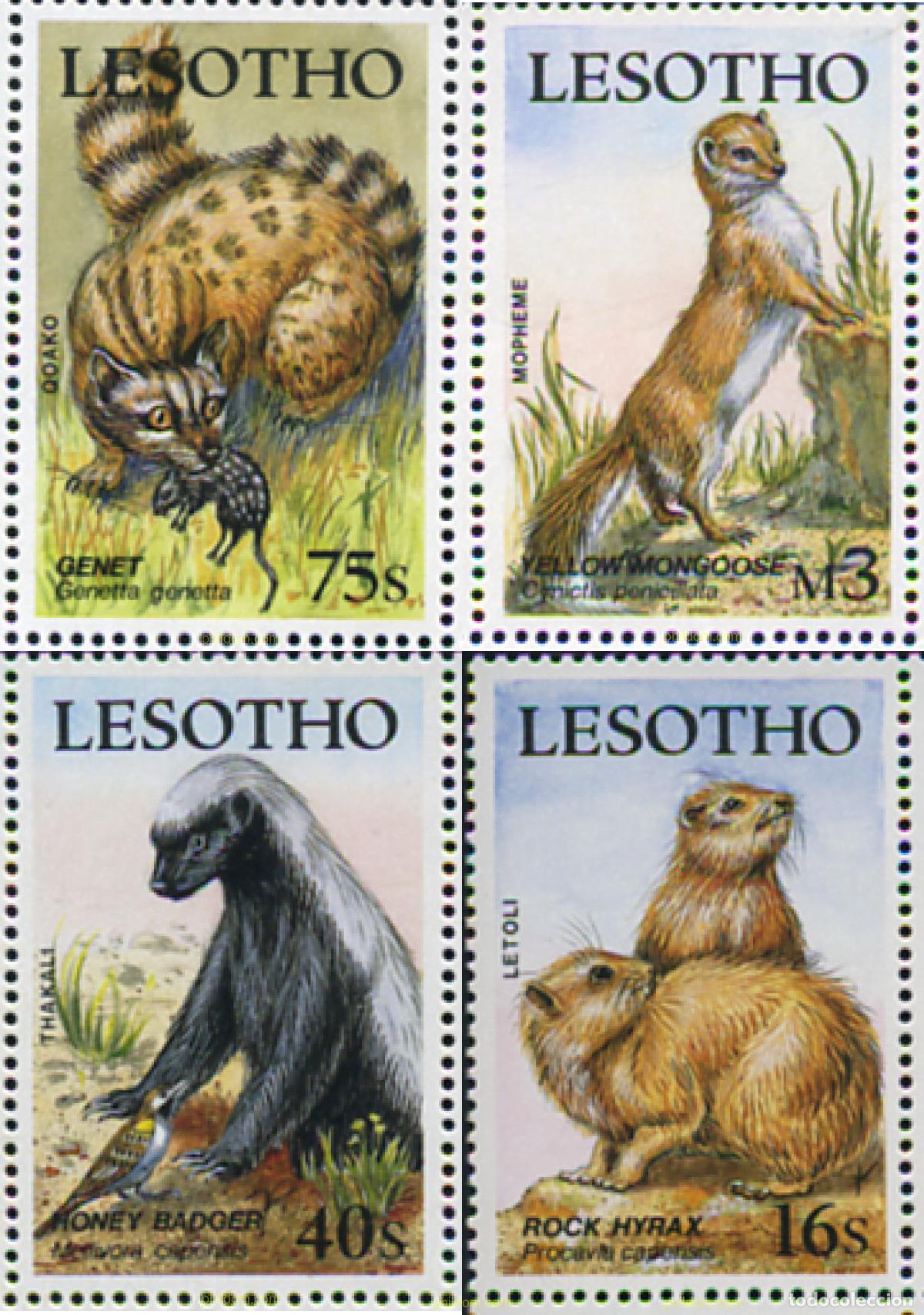 Francobolli: 28721 MNH LESOTHO 1988 FAUNA