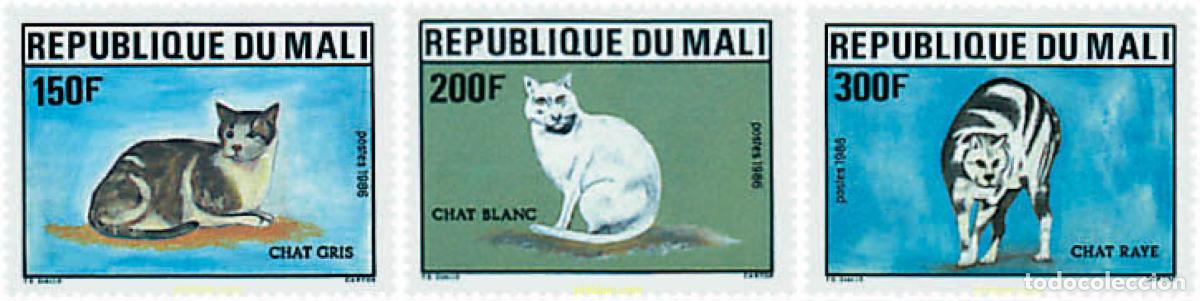 Sellos: 37494 MNH MALI 1986 GATOS