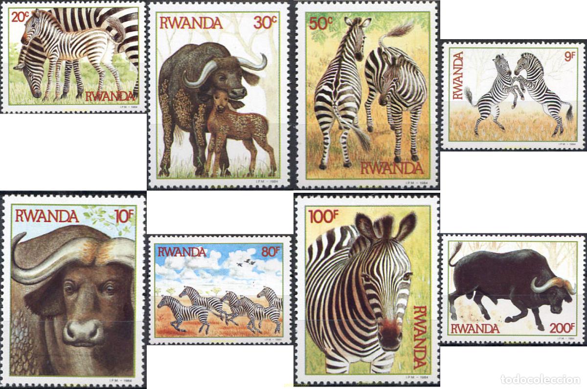 Sellos: 28737 MNH RUANDA 1984 MAMIFEROS