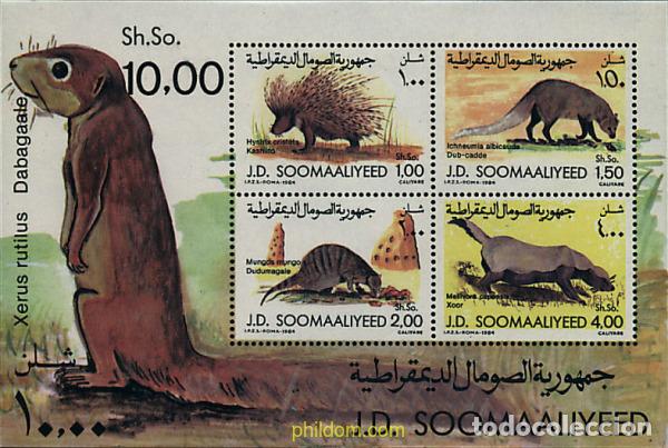 Sellos: 54615 MNH SOMALIA 1984 MAMIFEROS DE SOMALIA