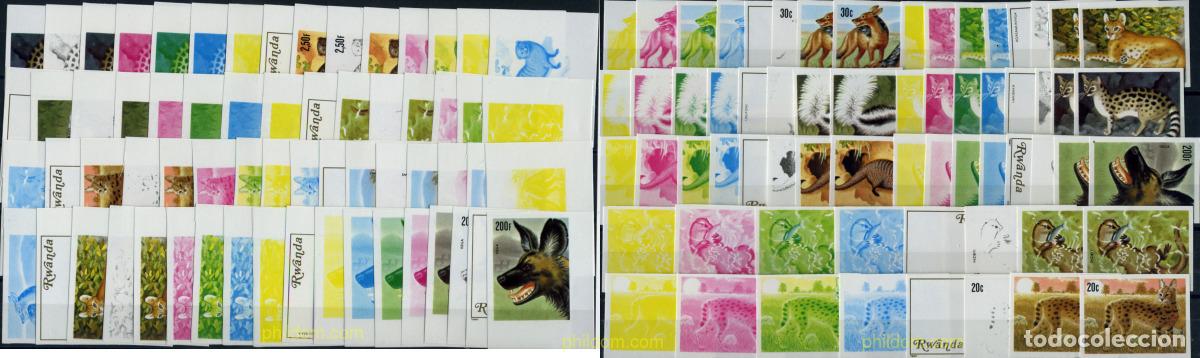 Sellos: 221922 MNH RUANDA 1981 FAUNA