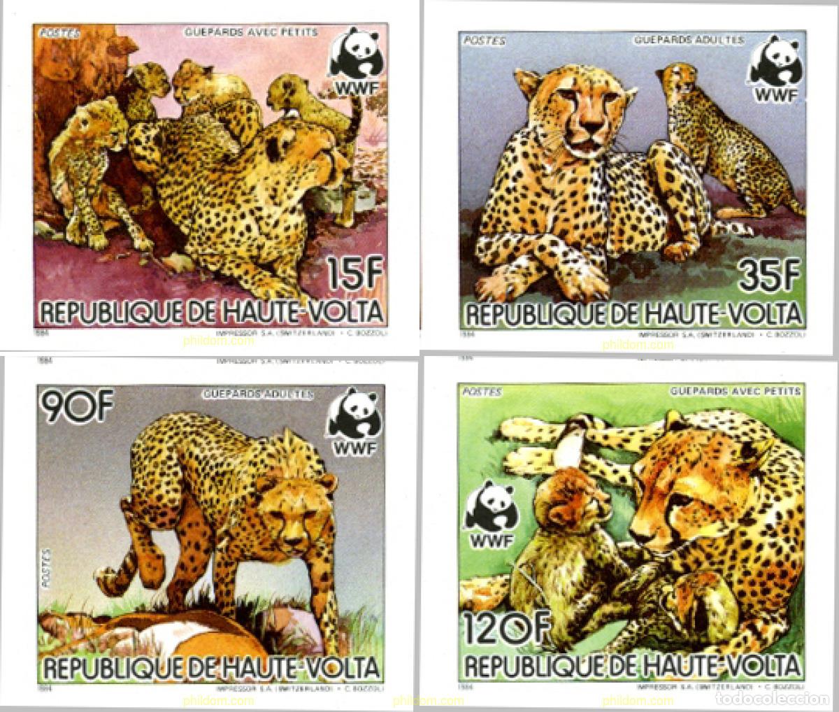 Sellos: 14981 MNH ALTO VOLTA 1984 GUEPARDO