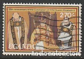 Sellos: UGANDA AFRICA, SELLO USADO
