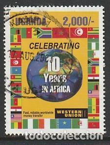 Sellos: UGANDA AFRICA, SELLO USADO
