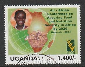 Sellos: UGANDA AFRICA, SELLO USADO